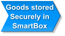 Goods stored Securely in SmartBox